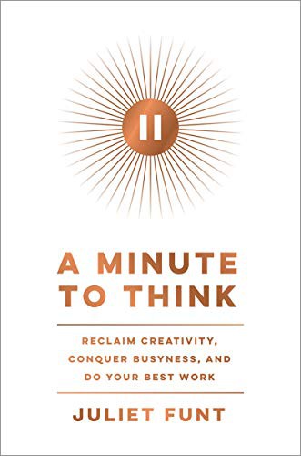 A Minute to Think - book cover
