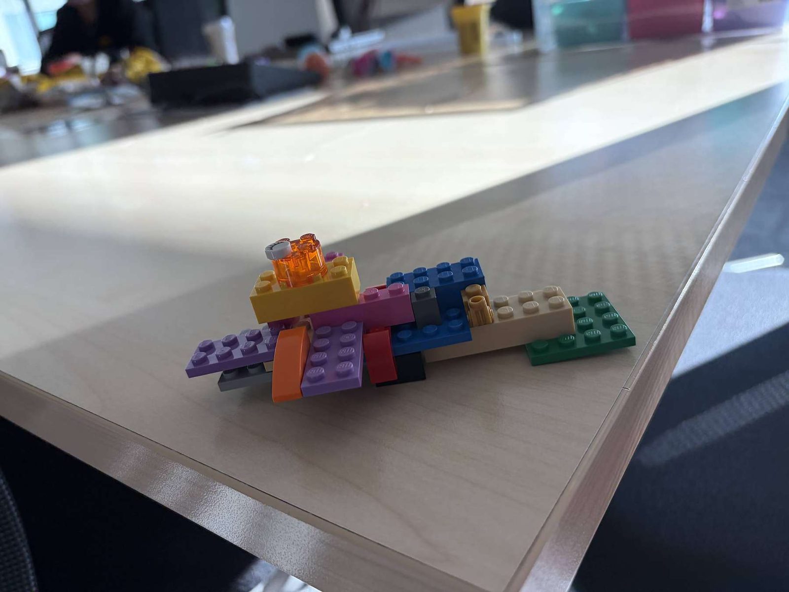 A Lego build from a Lego Serious Play workshop.